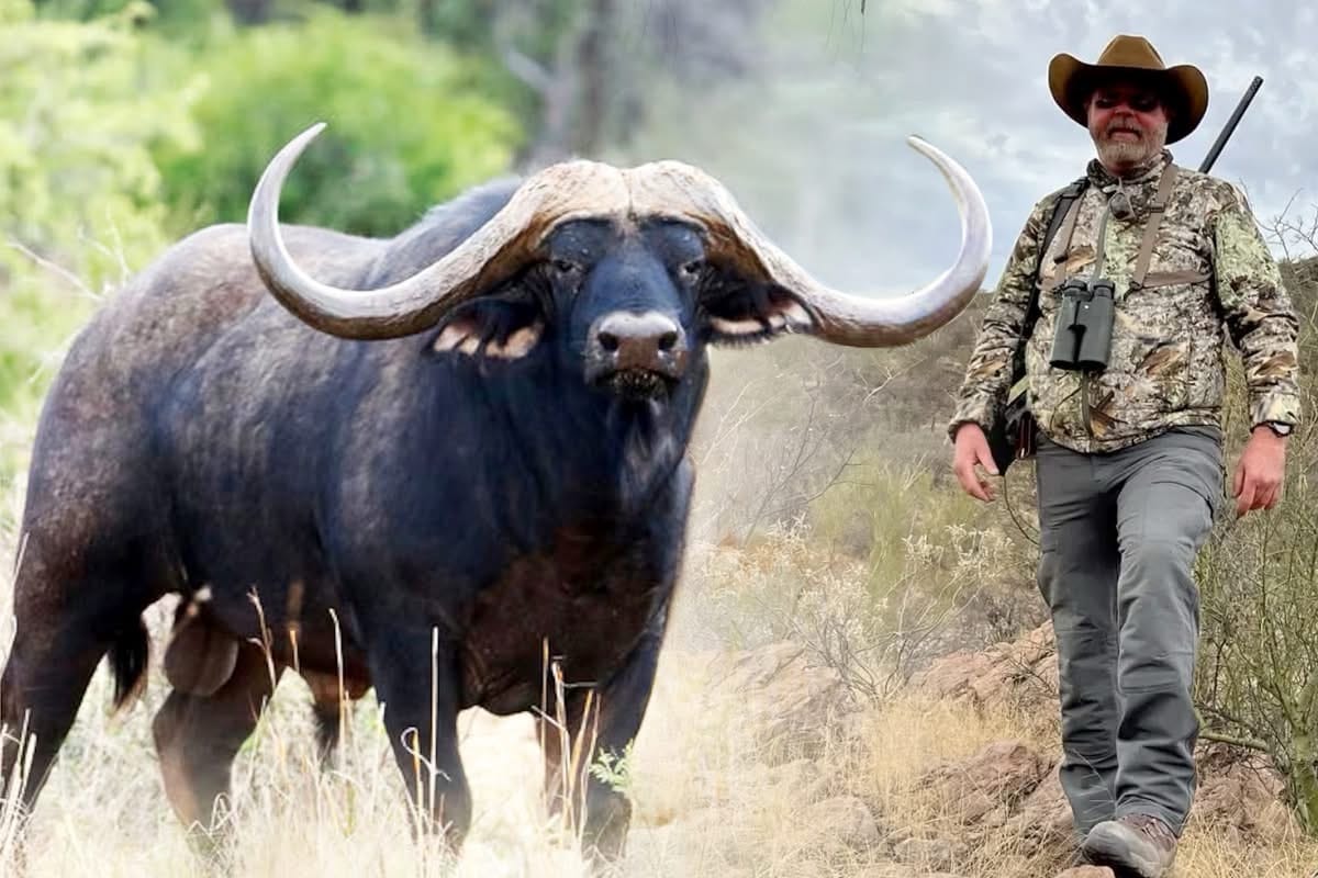 Búfalo de 1.3 toneladas mata a millonario norteamericano que caza en Sudáfrica