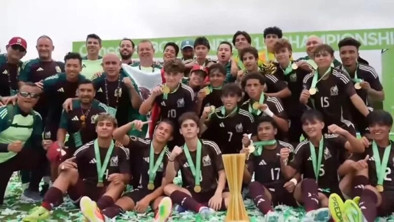 Selección Mexicana golea a Estados Unidos y se corona en el Campeonato Concacaf de la Sub-15