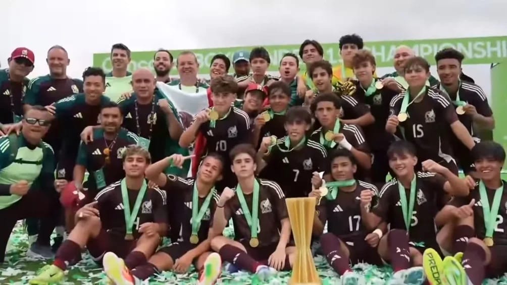 Selección Mexicana golea a Estados Unidos y se corona en el Campeonato Concacaf de la Sub-15
