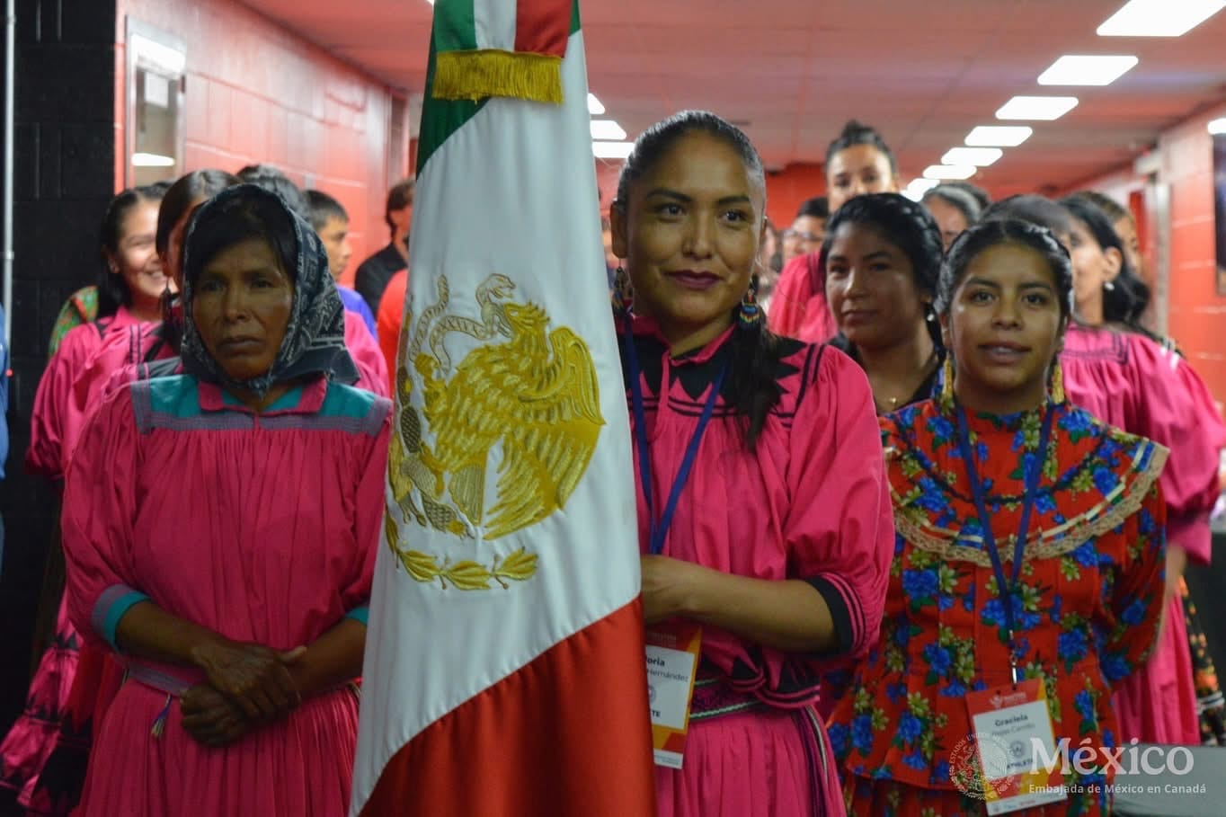 Delegación rarámuri representa a México en los Juegos Maestros Indígenas (MIG) 2025 en Ottawa, Canadá
