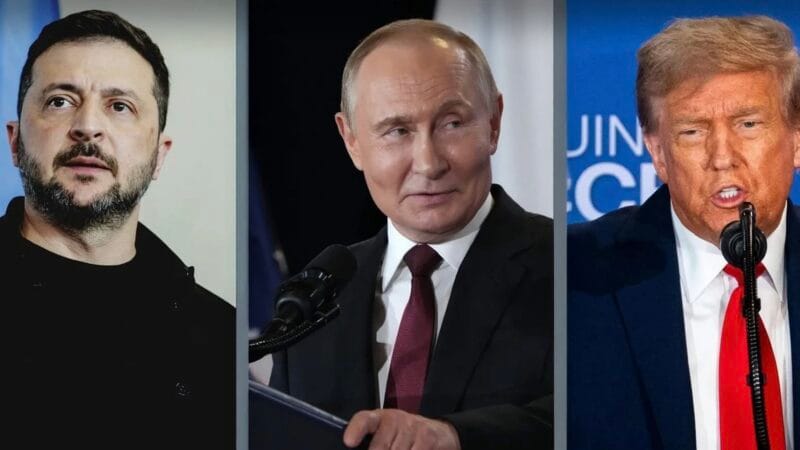 Trump llamó a Putin durante reunión con Zelensky y líderes europeos