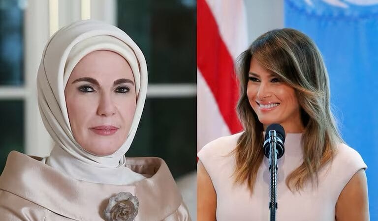 Primera dama de Turquía pide a Melania Trump la misma compasión para Gaza que mostró a Ucrania
