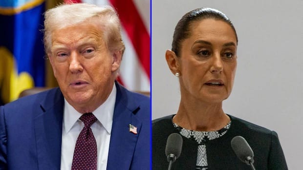 “Sheinbaum es una mujer muy elegante, hermosa, pero tiene miedo”: Trump
