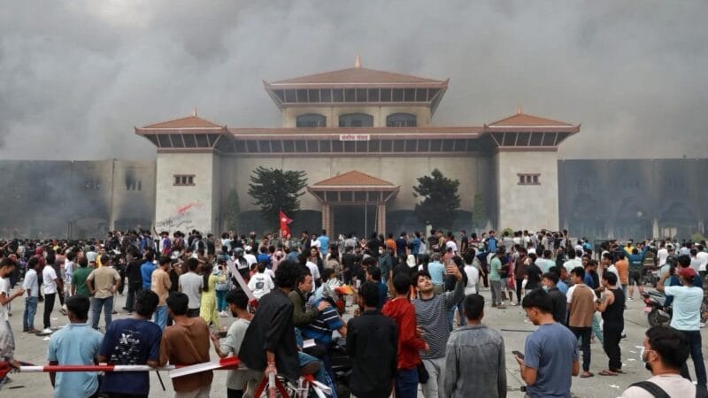 La generación Z en Nepal derrocó al gobierno por corrupción y porque les quitaron el acceso a redes sociales