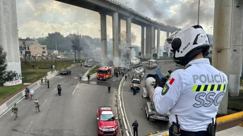 Explosión de pipa en puente de La Concordia CDMX deja 70 heridos; 19 en estado grave