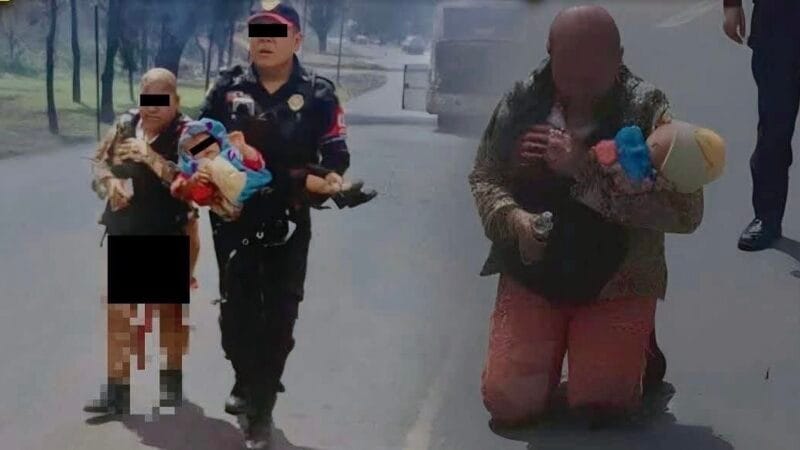 Abuelita usó su cuerpo como escudo para proteger a su nieta de la explosión de una pipa en la CDMX