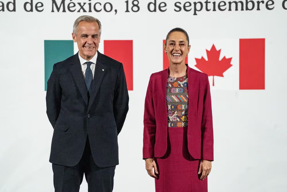 Sheinbaum y Carney cierran filas de cara a las negociaciones del TMEC con Trump
