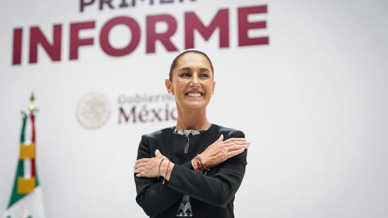 Claudia Sheinbaum cumple hoy su primer año al frente de México