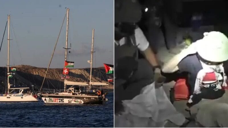 Israel intercepta la flotilla humanitaria a Gaza: hay mexicanos entre los detenidos