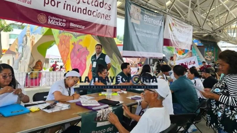 Ya inició la entrega de apoyos económicos a damnificados por inundaciones en Veracruz