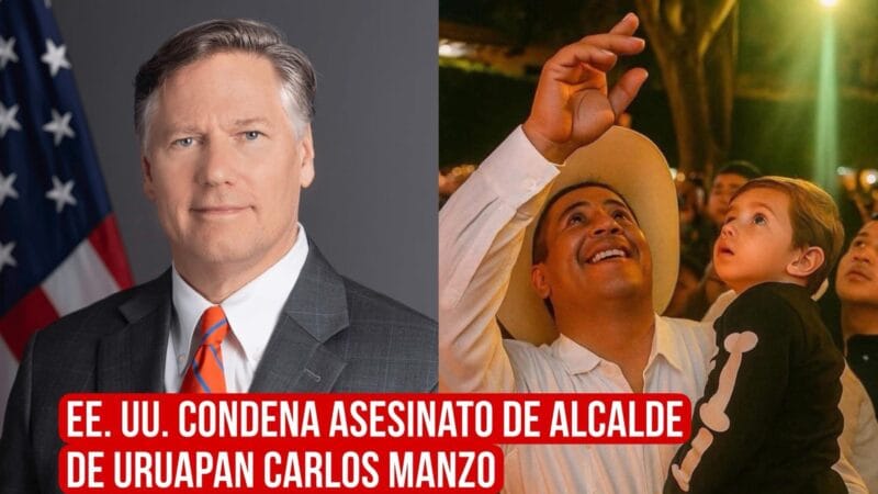 EEUU ofrece cooperación a México tras el asesinato del alcalde de Uruapan, Michoacán