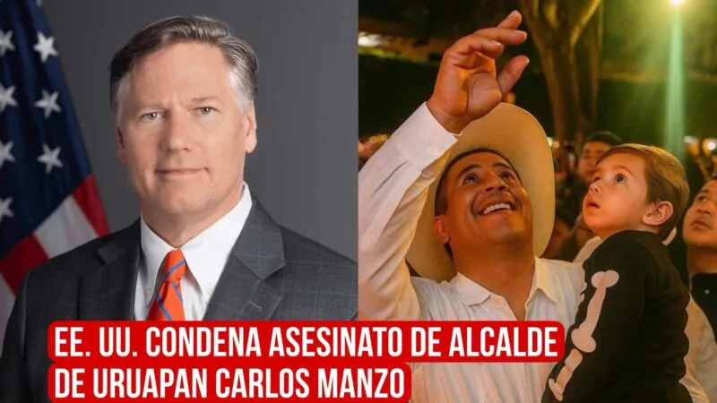 EEUU ofrece cooperación a México tras el asesinato del alcalde de Uruapan, Michoacán
