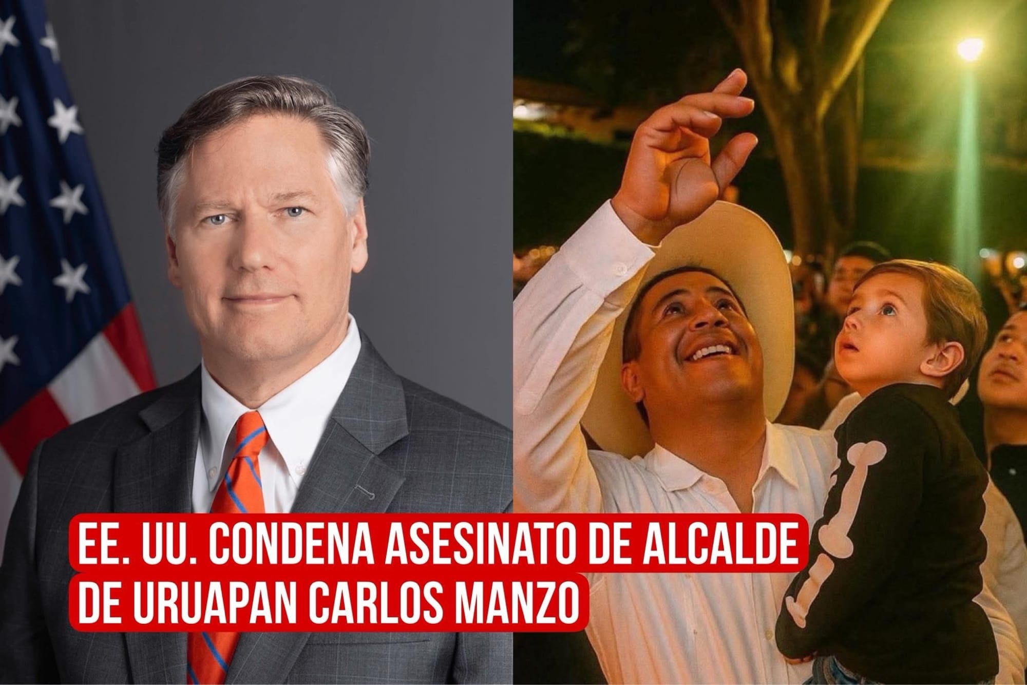 EEUU ofrece cooperación a México tras el asesinato del alcalde de Uruapan, Michoacán