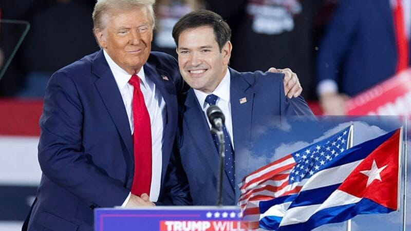 Trump apoya la idea de que Marco Rubio sea presidente de Cuba