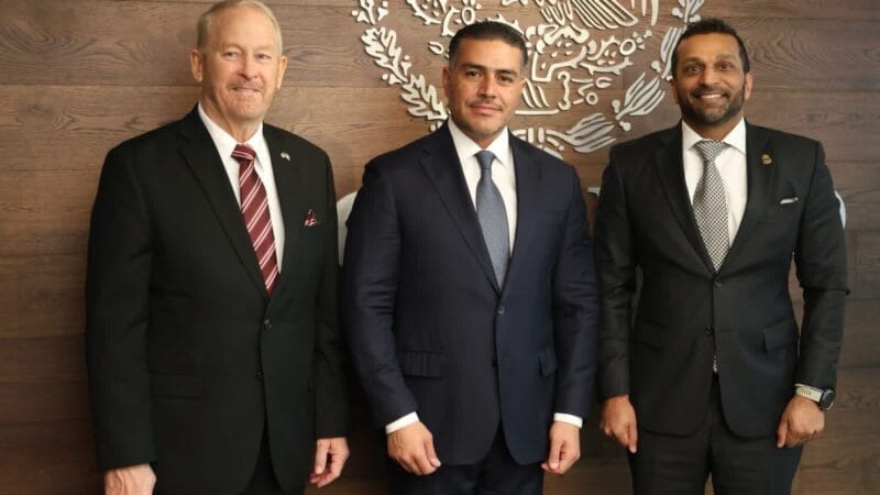 El secretario de Seguridad y Protección Ciudadana Omar Harfuch se reunió con el director del FBI, Kash Patel