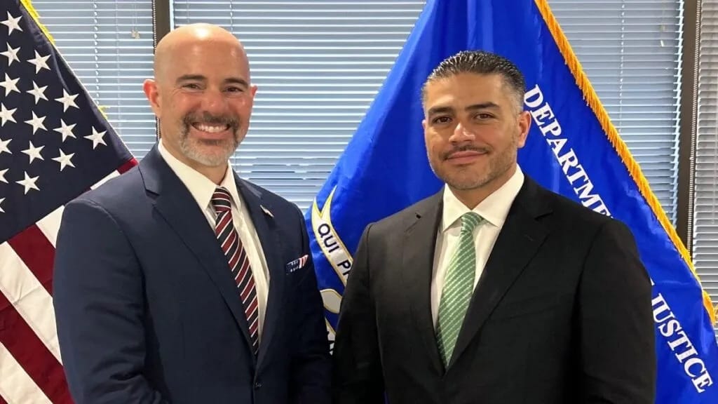Omar Harfuch se reunió con el titular de la DEA, Terrance Cole
