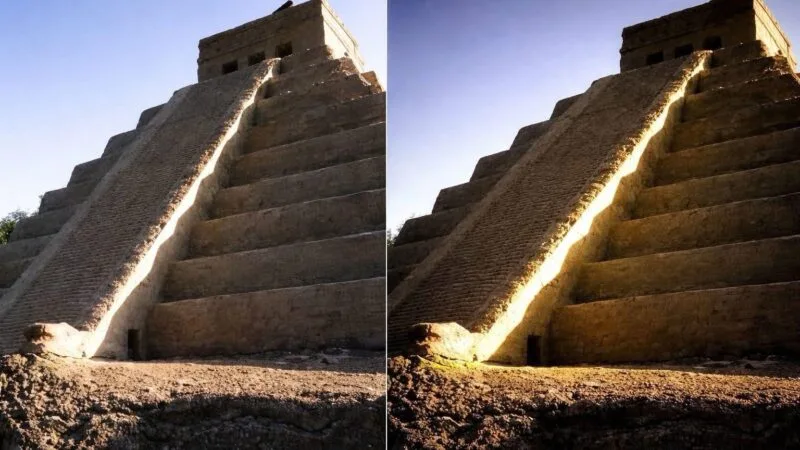 El Equinoccio de Primavera en la Pirámide de Kukulkán en Yucatán, México