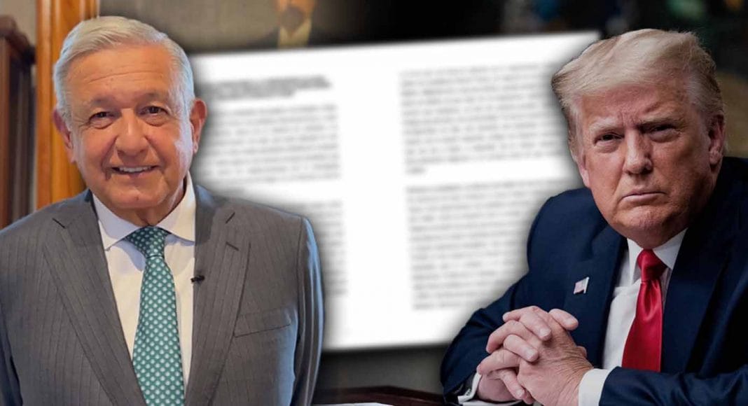 AMLO reaparece con carta dirigida a Trump y pide el regreso de “el otro Trump”