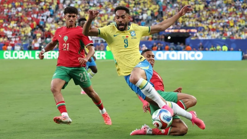 Brasil y Marruecos empatan en un partido cardíaco de Mundial