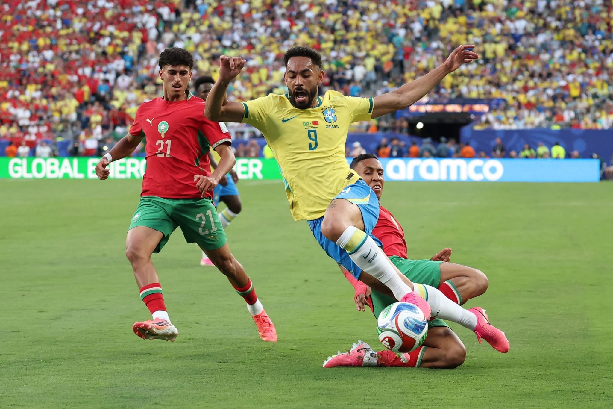 Brasil y Marruecos empatan en un partido cardíaco de Mundial