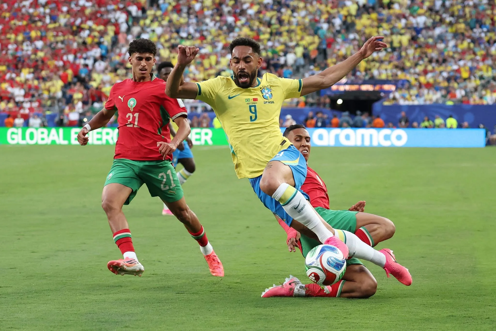 Brasil y Marruecos empatan en un partido cardíaco de Mundial