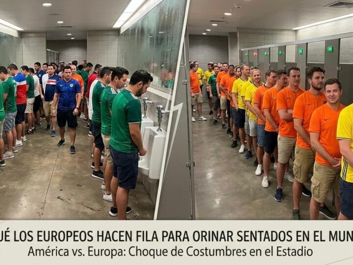 El choque cultural de los urinarios: ¿Por qué los europeos hacen fila para orinar sentados en el Mundial?