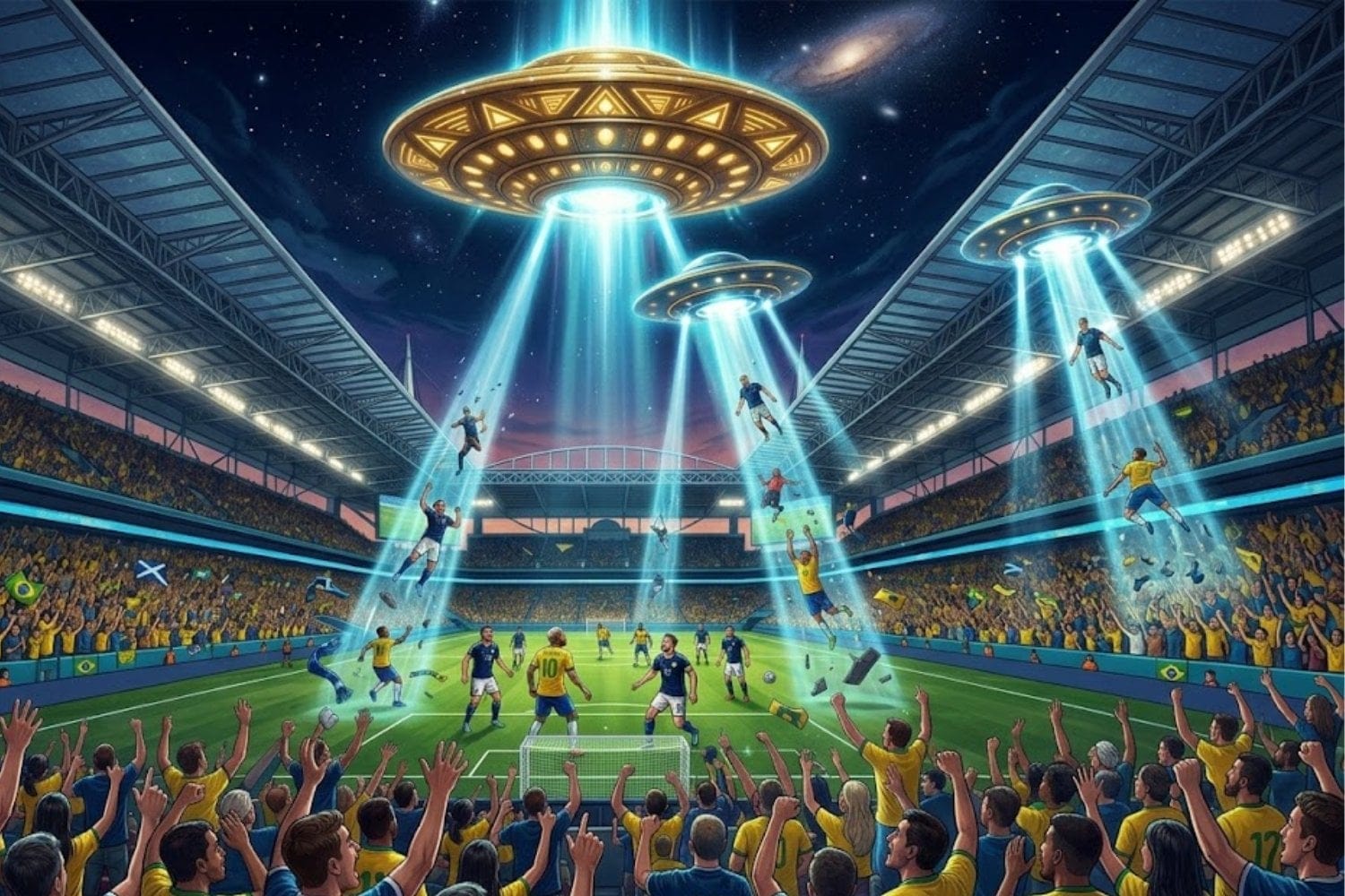 El Mundial 2026 ya tiene su teoría más delirante: una supuesta abducción alienígena en pleno Brasil-Escocia