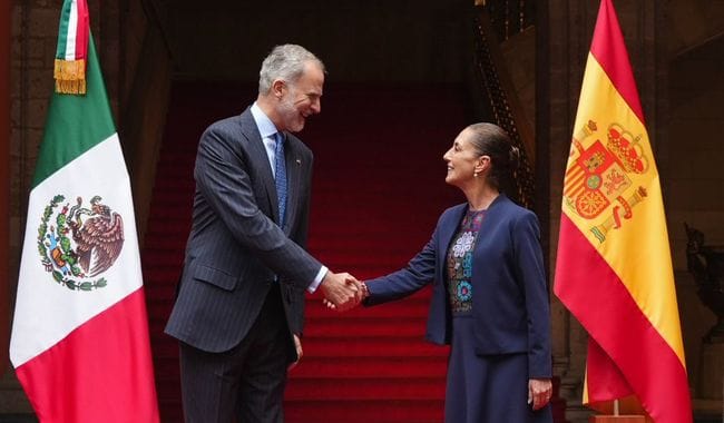 México y España fortalecen su relación bilateral con el encuentro entre la presidenta Claudia Sheinbaum y el rey Felipe VI
